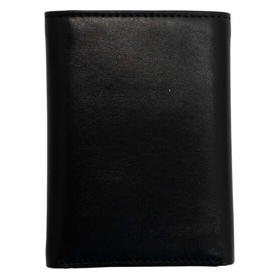 smith and wesson black leather tri-fold Anti-RFID wallet